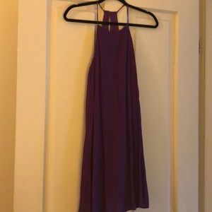 Peppermint purple high neck dress size small